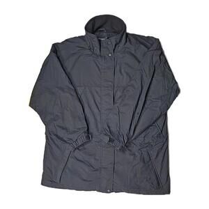 Eddie Bauer WeatherEdge Black Softshell Full Zip Puffer Jacket (No Hood) Mens L